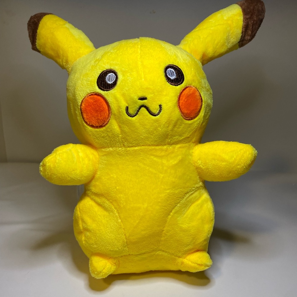 Brand New Pokemon Pikachu Plush" Toy Factory Stuffed Animal Plushie Yellow